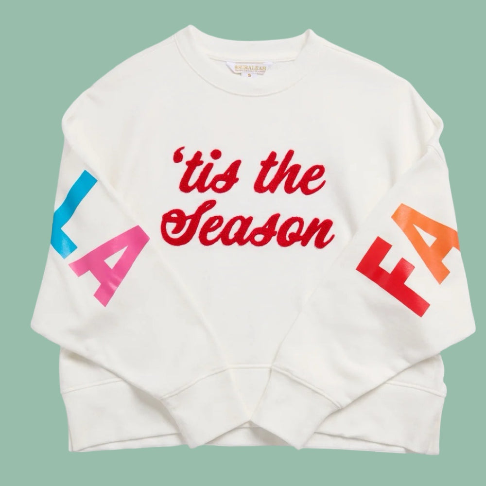 "'Tis The Season/Fa La La" Relaxed Sweatshirt