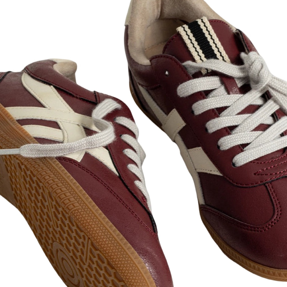 The Burgundy Sasha Sneaker