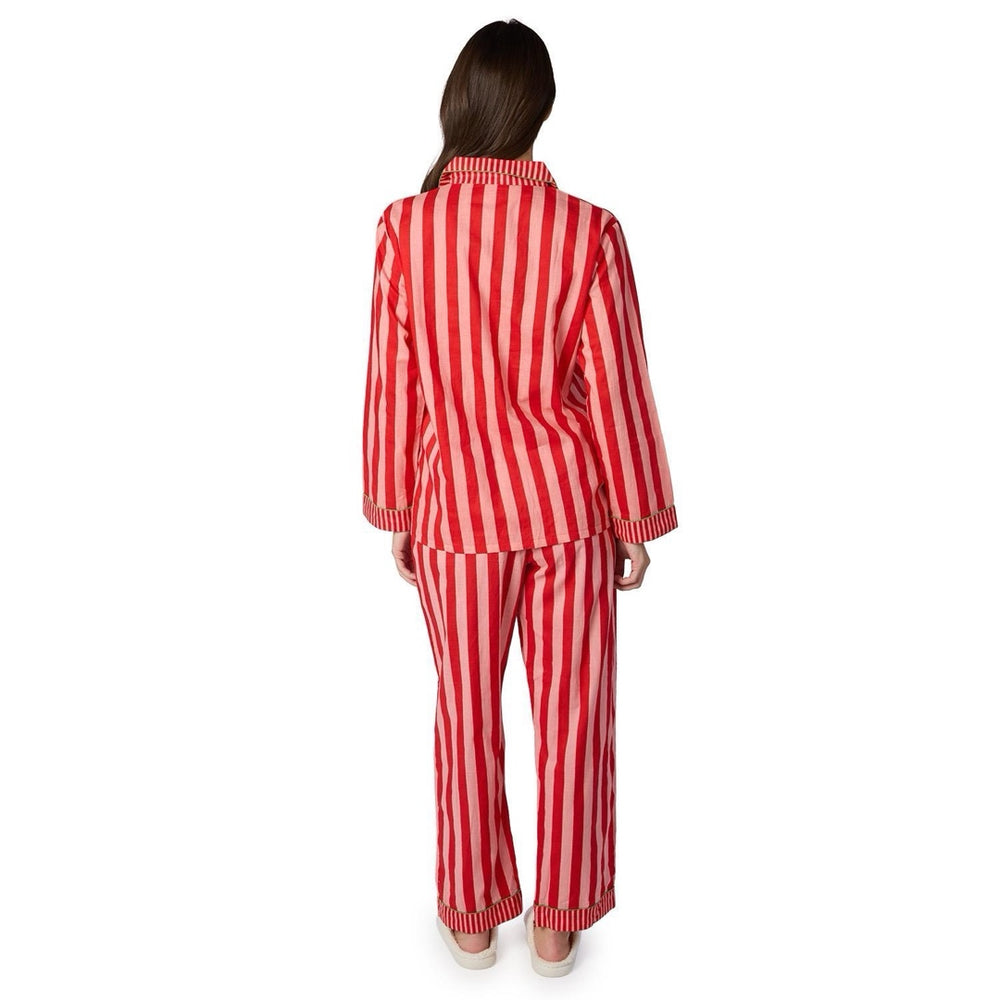 Peppermint Stripe Pajama Set