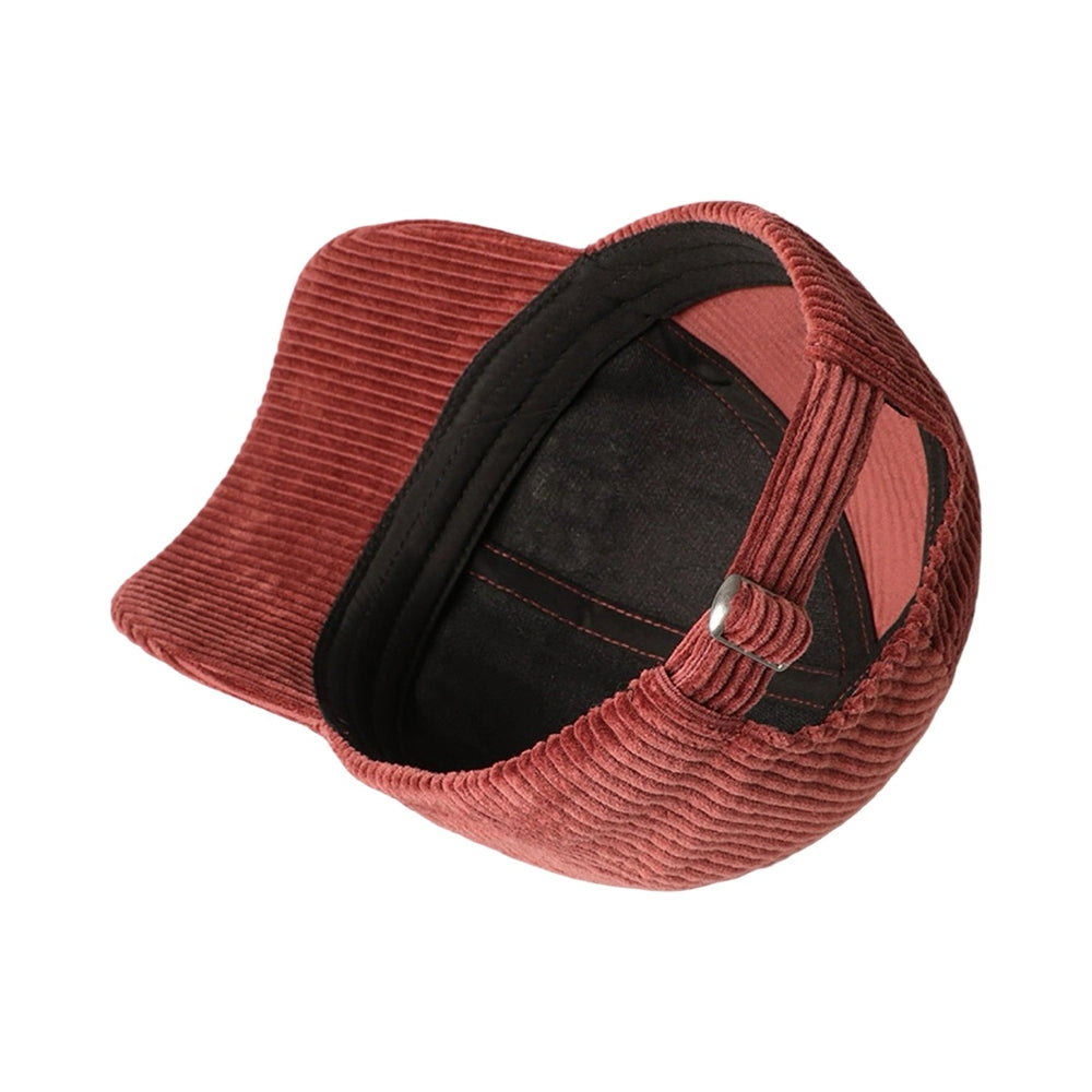 Brown Blessed 3D Embroidered Corduroy Baseball Cap