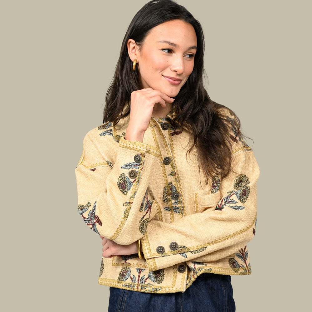 The Gilded Petal Jacket