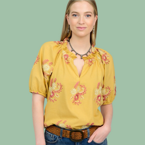 The Gold Anita Top