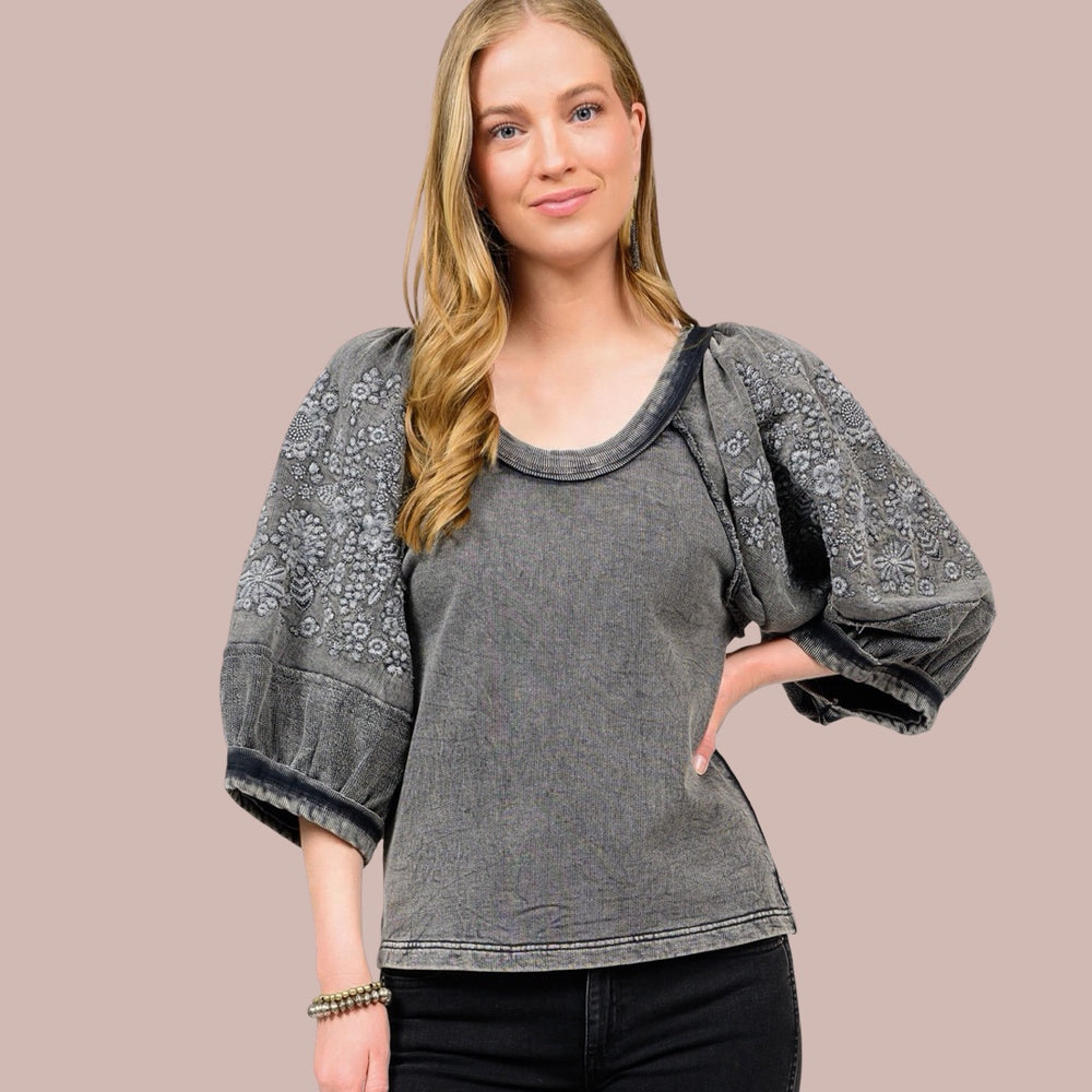 The Matilda Floral Knit Top