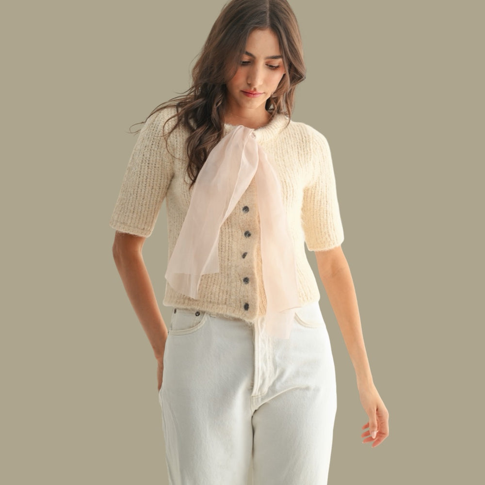 The Belle Bow Cardigan