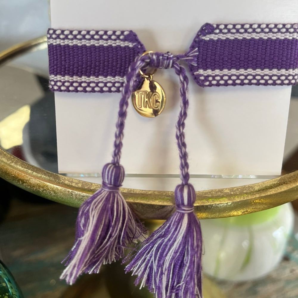 McHi Bulldogs Tassel Bracelet