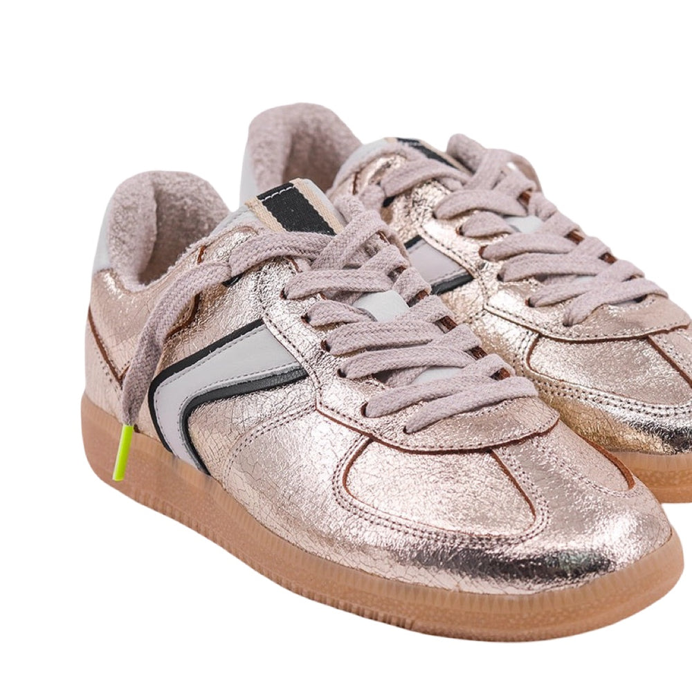 The Gold Sylvia Sneaker