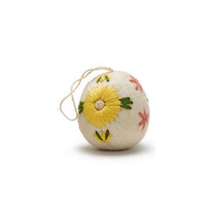Hand-Embroidered Easter Egg