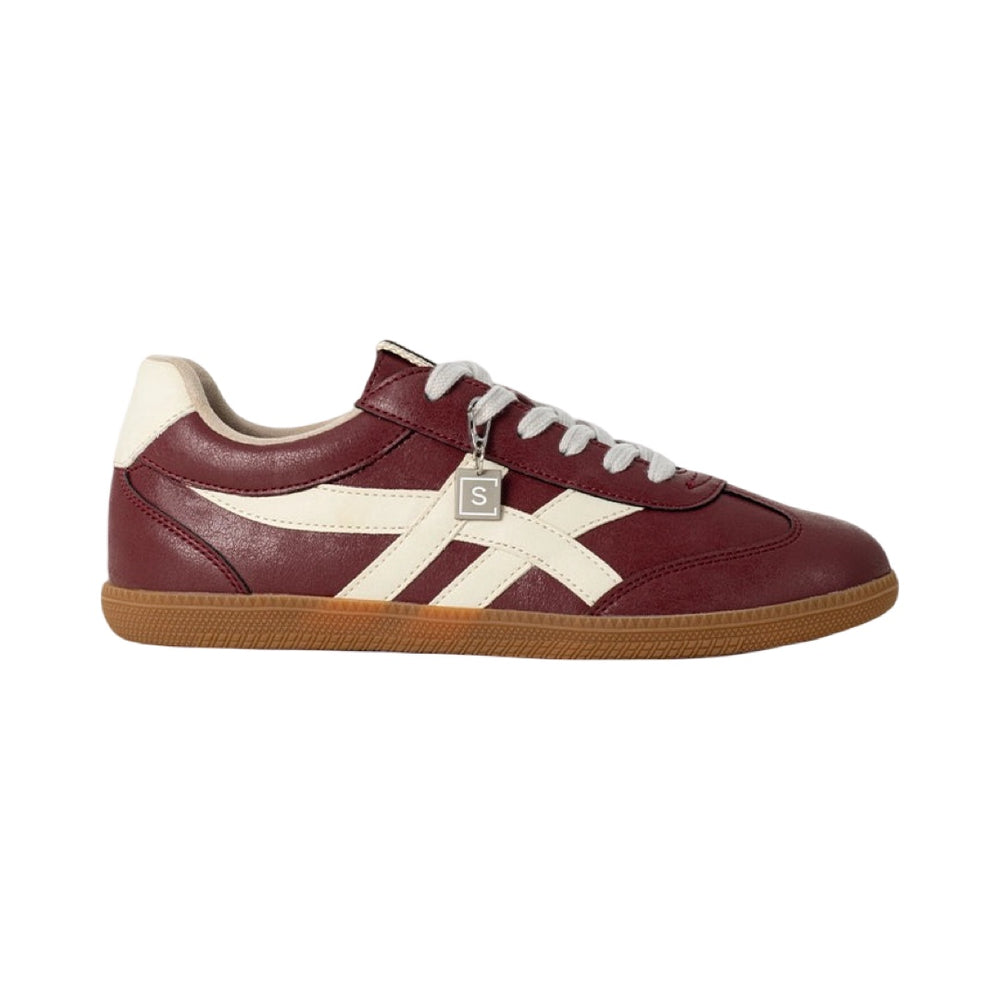 The Burgundy Sasha Sneaker