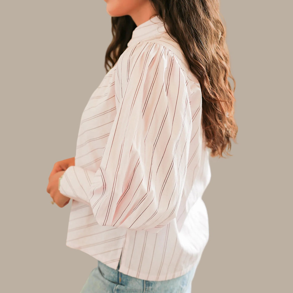 The Dolly Whisper Pink Stripe Top