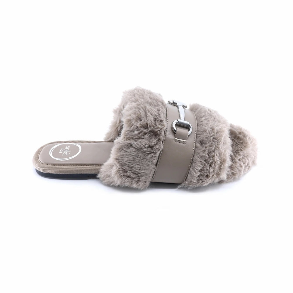 The Mink Hanni Horsebit Buckle Slide
