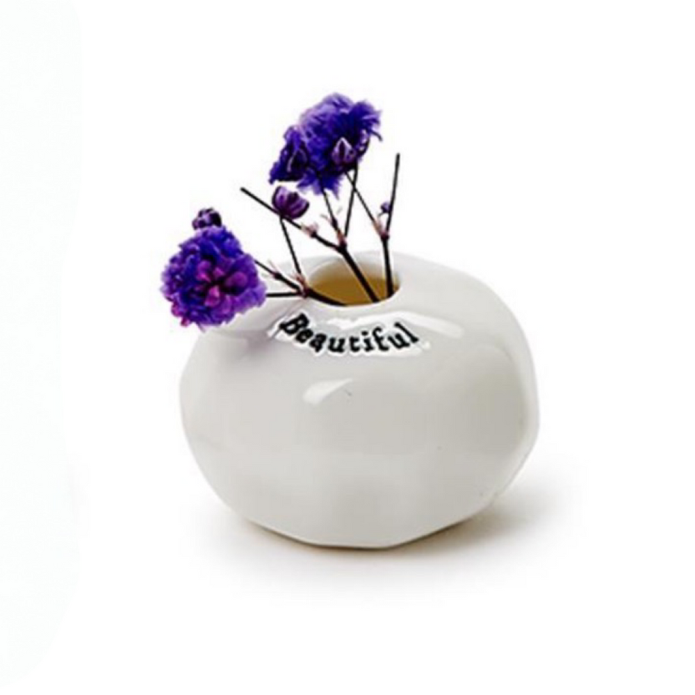 Small Vase in Matchbox with Flowers