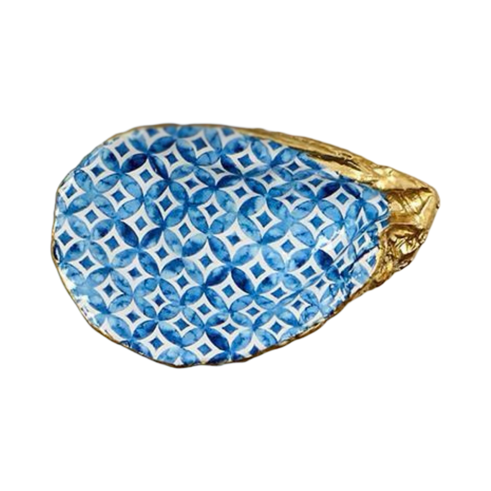 Painted Shell Trinket Dish