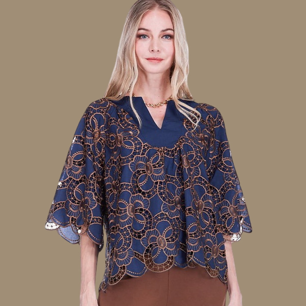 The Midnight Blue Empress Blouse