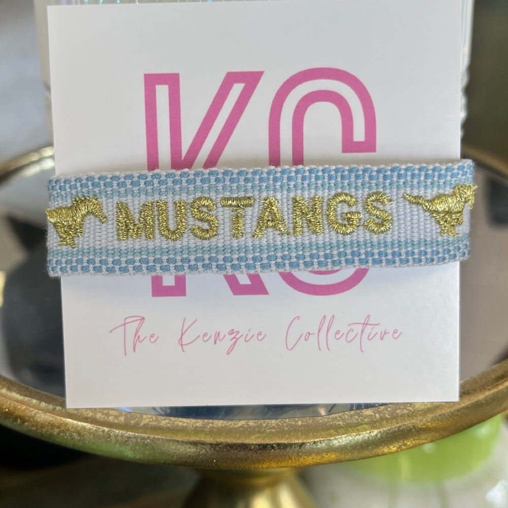 Memorial Mustangs Tassel Bracelet