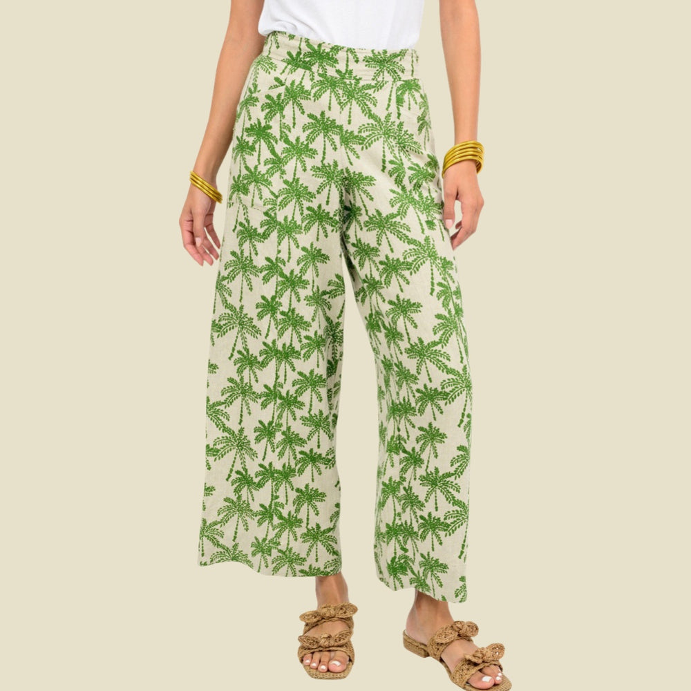 The Island Palm Tree Pants