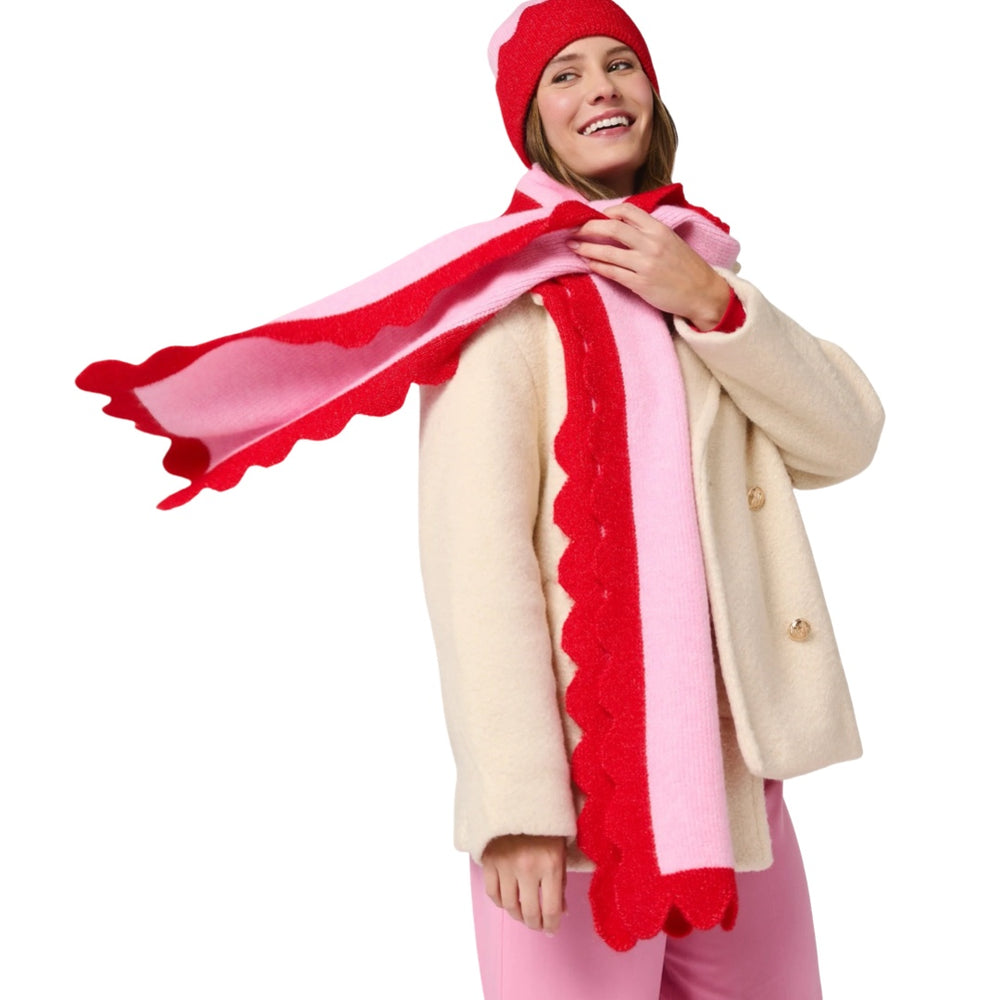 The Scalloped Melody Scarf