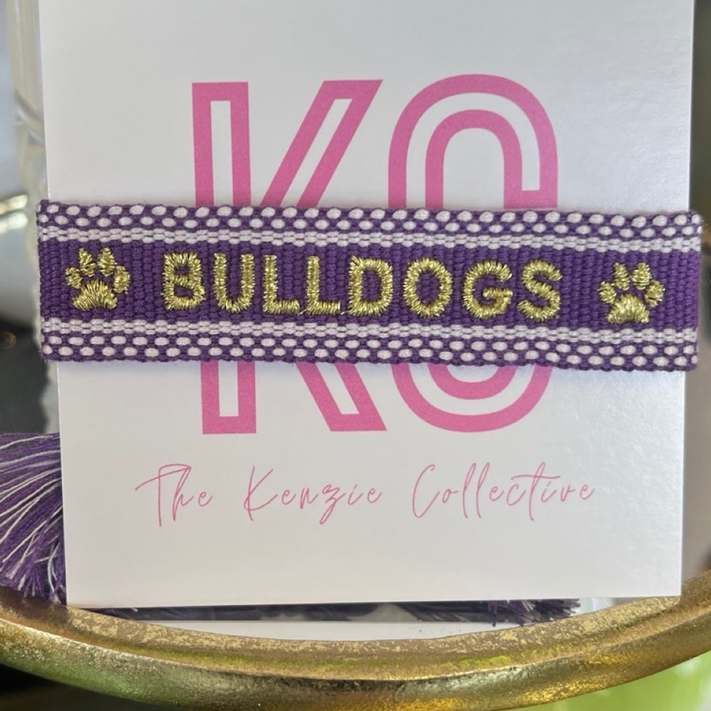 McHi Bulldogs Tassel Bracelet