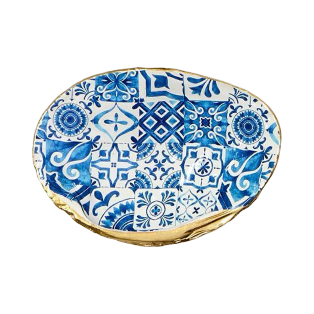 Painted Shell Trinket Dish