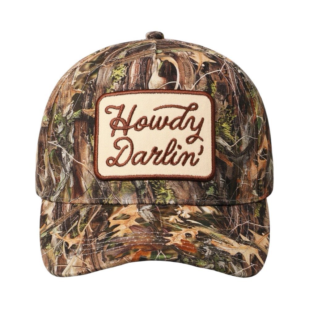 Camo Howdy Darlin' Trucker Hat