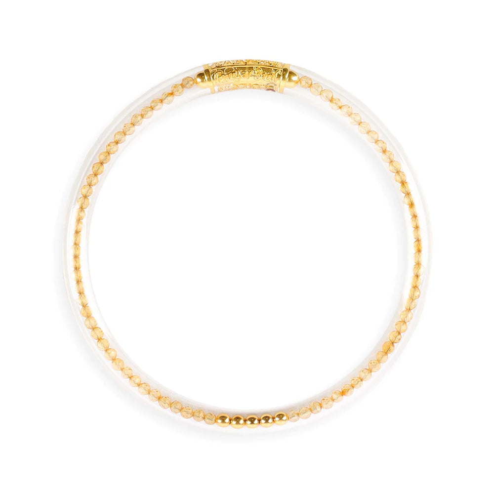 CITRINE LUXE ALL WEATHER BANGLE®(AWB®) - SERENITY PRAYER