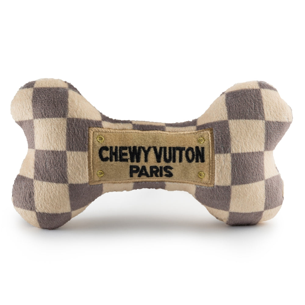 Checker Chewy Vuiton Bone-Large