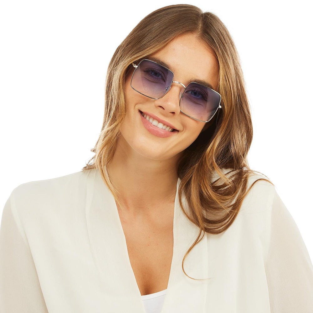Jeannette Oversized Square Colored Sunnies
