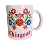 Floral Chingona Mug