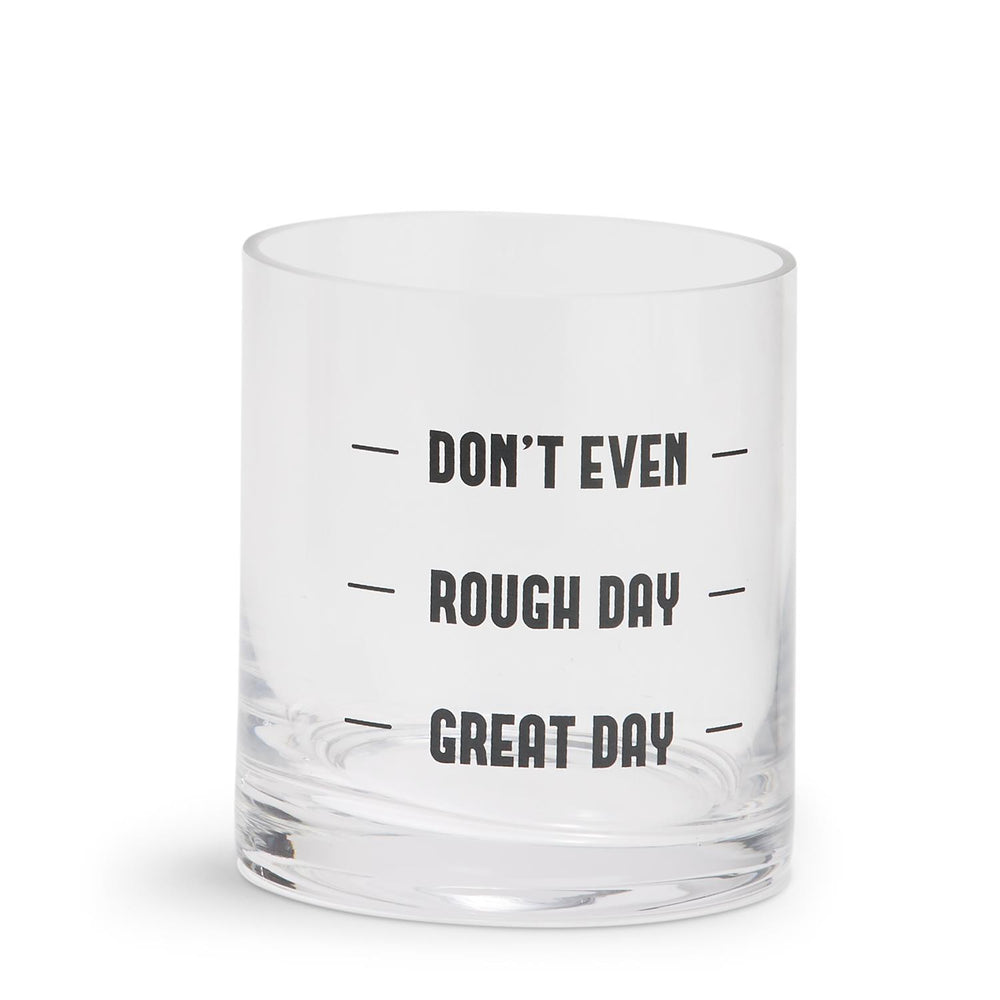 "Don't Even" Double Old Fashion Glass in Gift Box