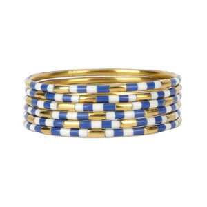 
            
                Load image into Gallery viewer, VEDA BRACELETS- BLUE/WHITE
            
        