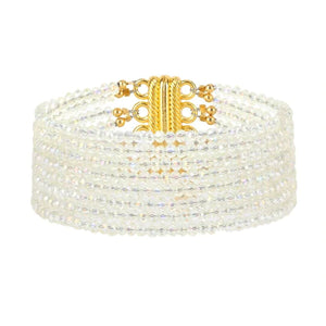Meghan 8-Strand Crystal Bracelet