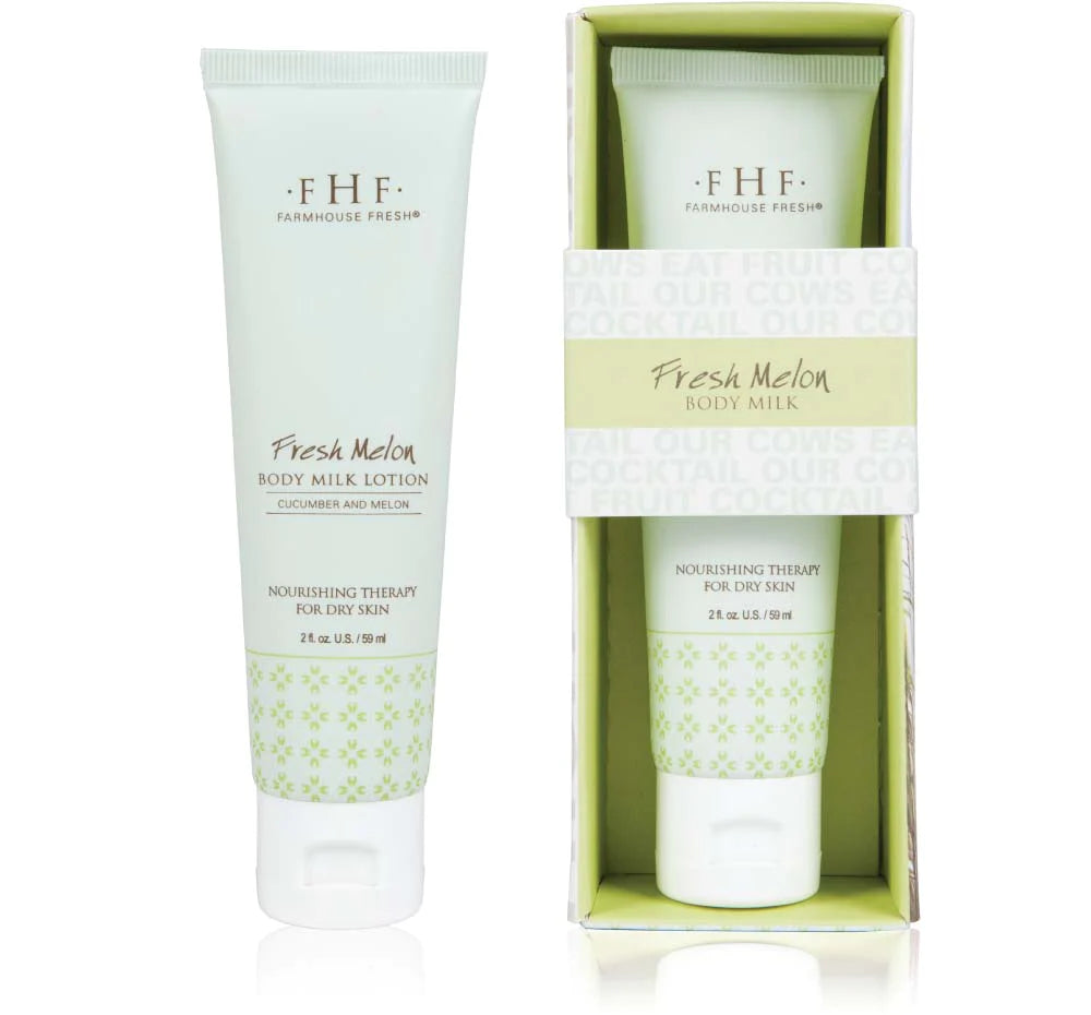 
            
                Load image into Gallery viewer, Fresh Melon Body Milk Travel Lotion
            
        