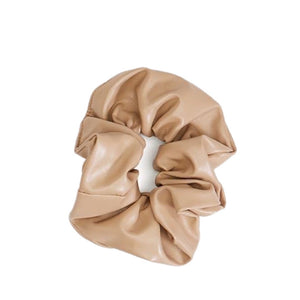 
            
                Load image into Gallery viewer, Soft Touch Vegan Leather Scrunchie
            
        