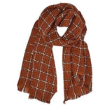 Check It Out Soft and Silky Checked Scarf