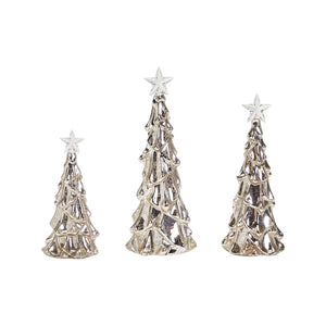 Silver Stars Christmas Tree