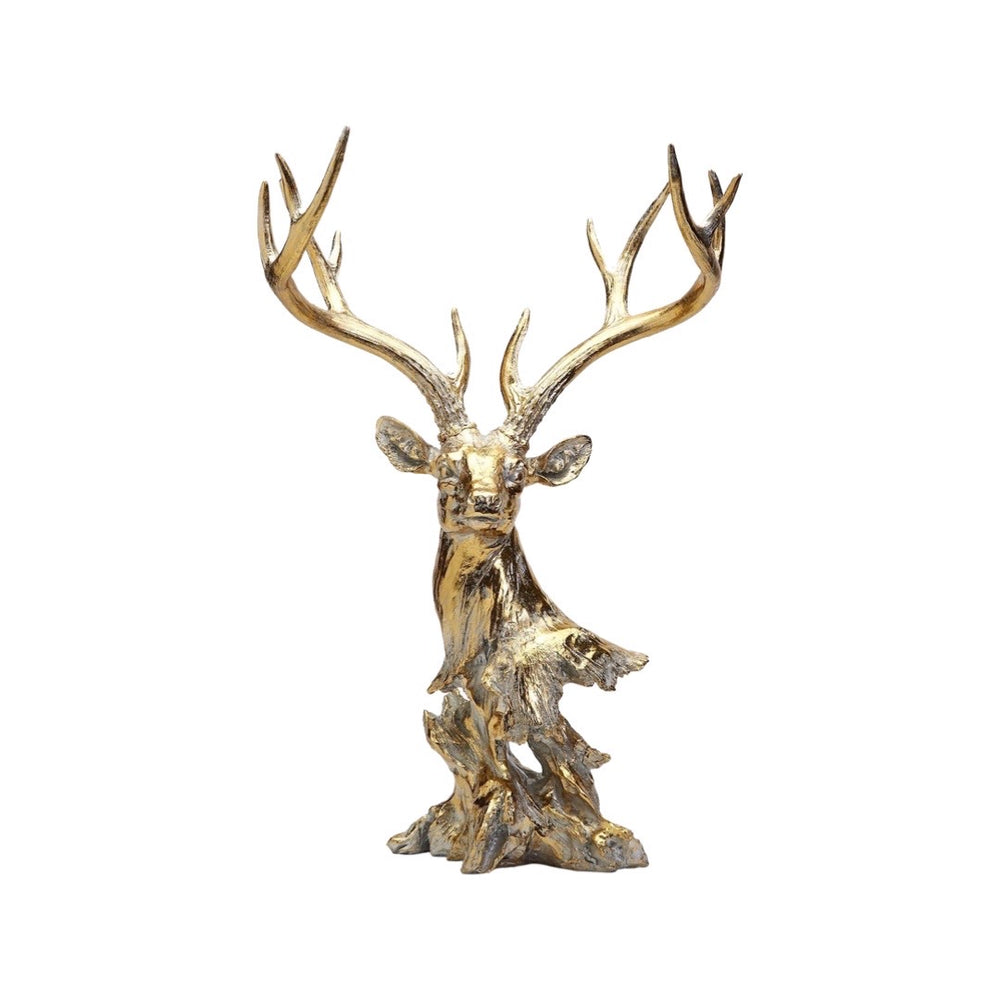 Gold Leaf Deer Décor