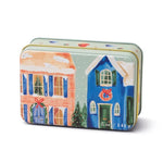 Winter Balsam Neighborhood Scene Candle Tin