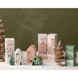 Holiday Town Ceramic Incense Holders