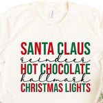 Christmas List Graphic Tee