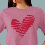 Zig Zag Heart Tee