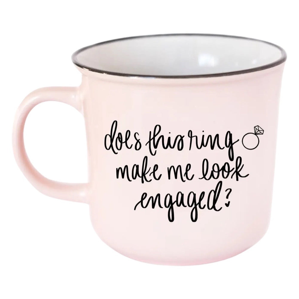 Does This Ring Make Me Look Engaged Campfire Coffee Mug