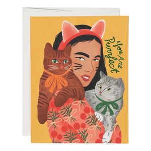 You Are Purrfect Friendship Card
