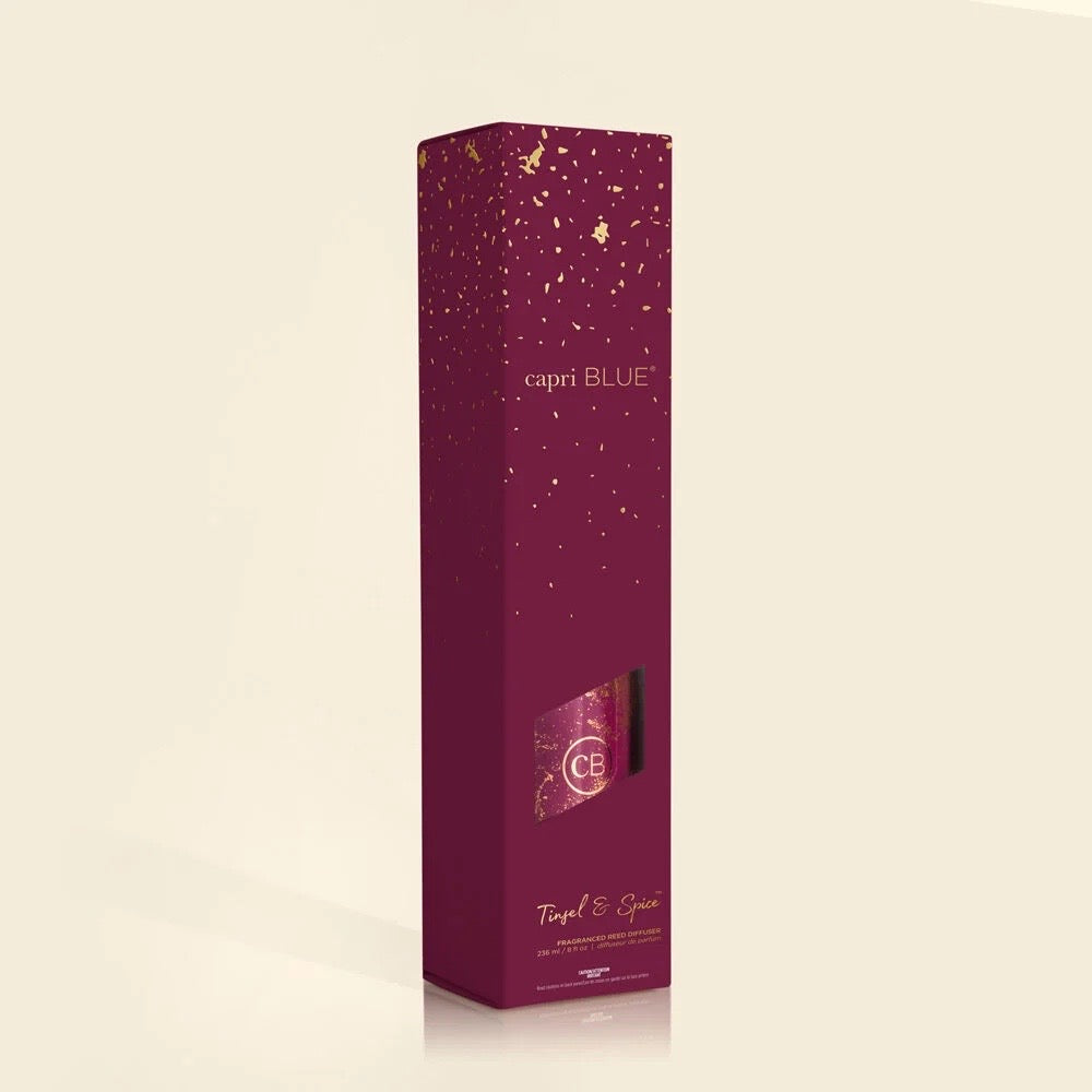 Tinsel & Spice Glimmer Reed Diffuser, 8 fl oz