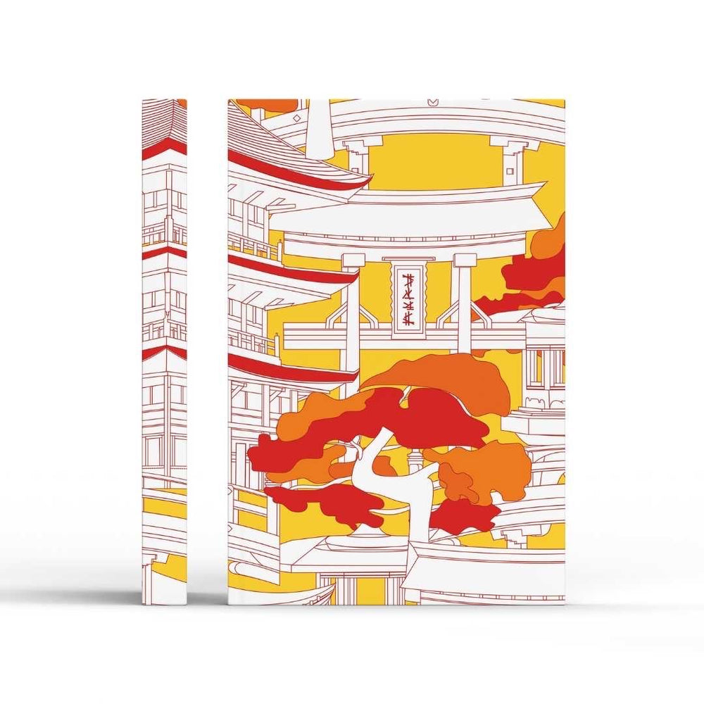 
            
                Load image into Gallery viewer, YELLOW/ORANGE PAGODA JOURNAL
            
        