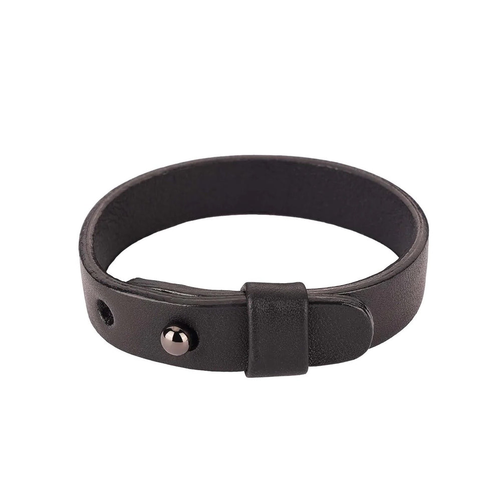 
            
                Load image into Gallery viewer, NERO NAPA LEATHER BRACELET BAND FOR MEN
            
        