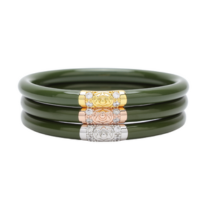 
            
                Load image into Gallery viewer, THREE KINGS ALL WEATHER BANGLES® (AWB®) - JADE
            
        