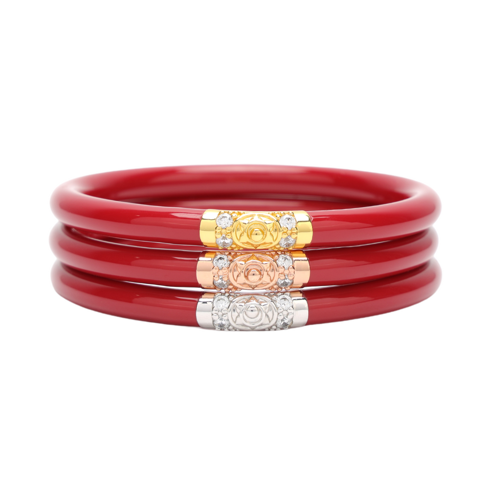 THREE KINGS ALL WEATHER BANGLES® (AWB®) - RED