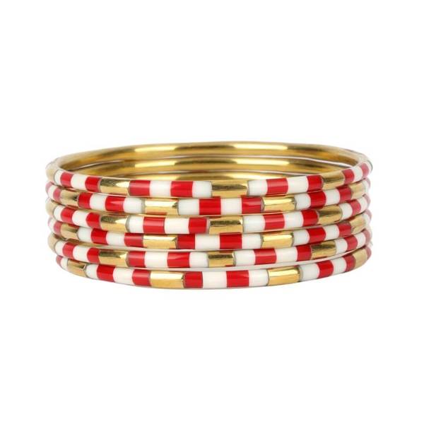 
            
                Load image into Gallery viewer, VEDA BRACELETS- RED/WHITE
            
        