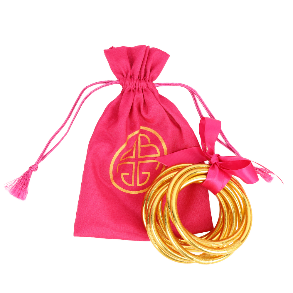 BuDhaGirl Logo Pink Pouch