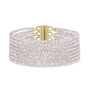 Meghan 8-Strand Crystal Bracelet