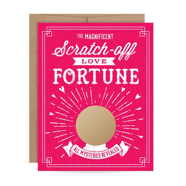 Love Fortune Scratch-off Card